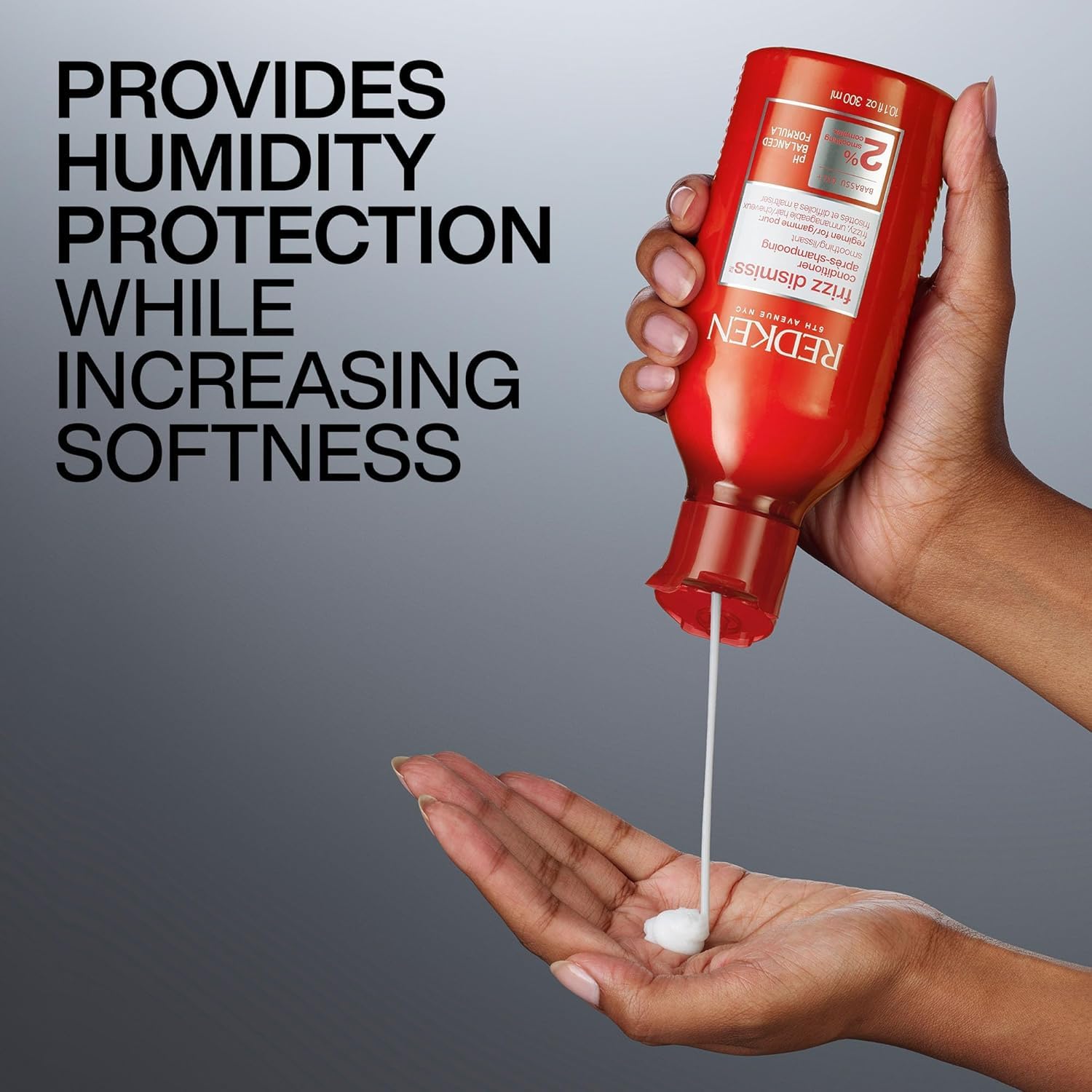 Redken Frizz Dismiss Sulfate Free Shampoo & Conditioner Set - Smoothing Treatment for Frizzy, Dry Hair - Controls Frizz & Adds Shine - Perfect for Daily Hair Care & Salon-Quality Results at Home