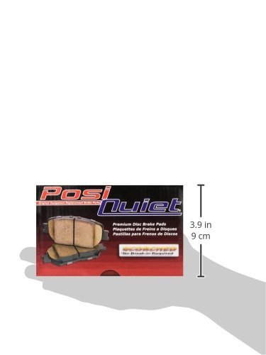 NIS PosiQuiet Ceramic Brake Pads - High Performance Low Noise Braking for Cars, Trucks & SUVs | Perfect for City Driving, Highway Commuting & Stop-and-Go Traffic