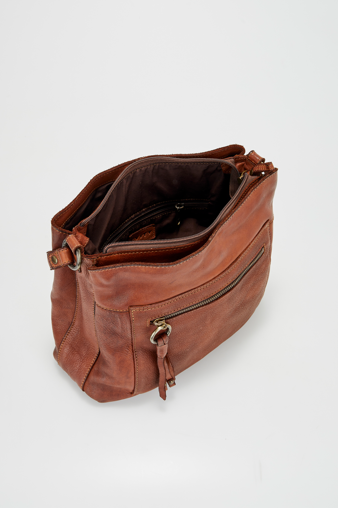 Ari Leather Large Crossbody Bag for Women - Stylish & Spacious Shoulder Purse - Perfect for Work, Travel & Everyday Use