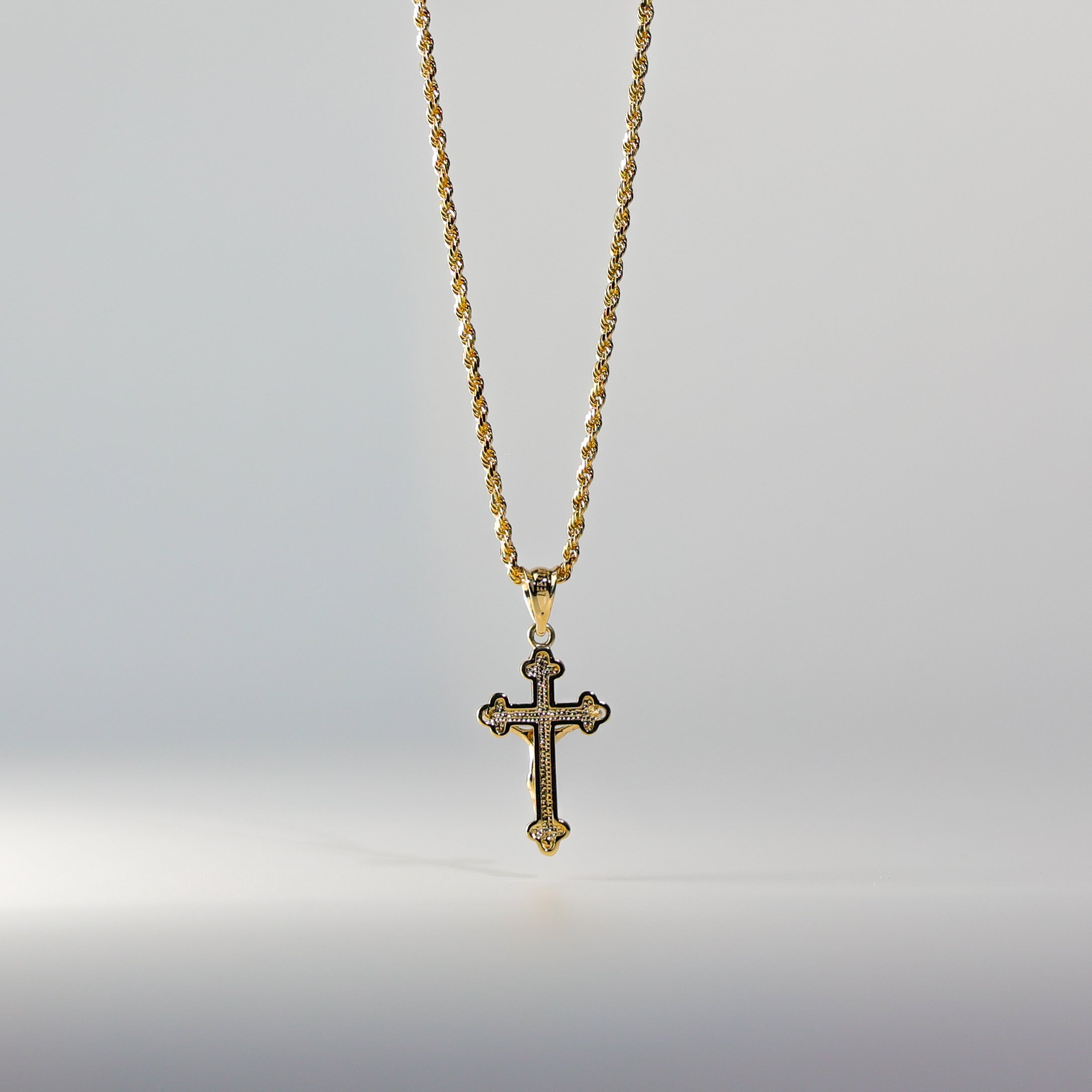 Gold Jesus Crucifix Medium Cross Pendant - Model 2531 | Religious Jewelry for Men & Women | Perfect for Church, Weddings & Daily Wear