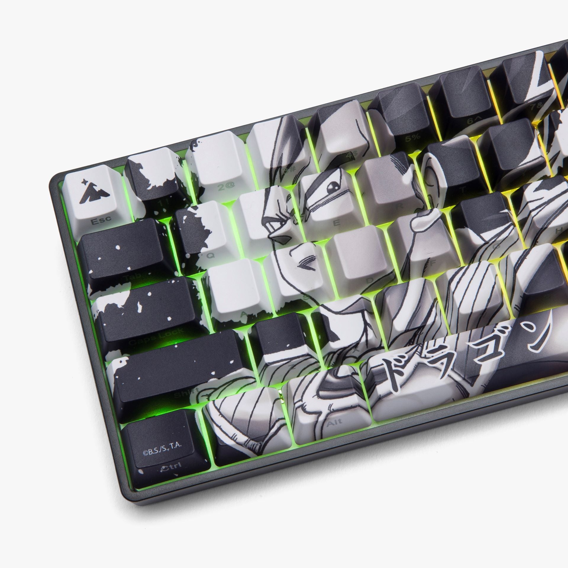 DBZ x HG Basecamp 65 Mechanical Keyboard - Vegeta Edition | Wireless Gaming Keyboard with RGB Backlit | Perfect for Anime Fans & Dragon Ball Z Collectors | Ideal for Gaming, Office & Typing Enthusiasts