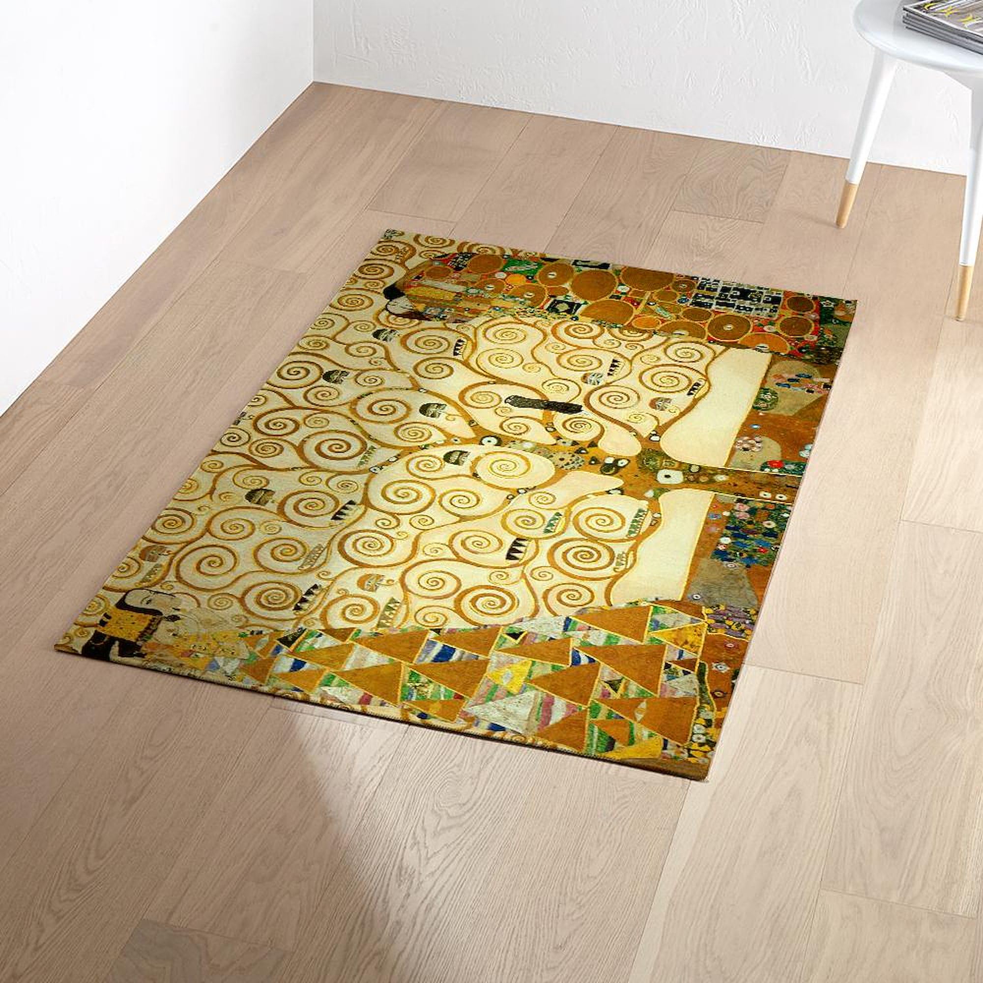 Gustav Klimt Tree of Life 3'x5' Area Rug - Decorative Fabric Throw Rug for Living Room, Bedroom & Office | Inspired by Famous Artwork
