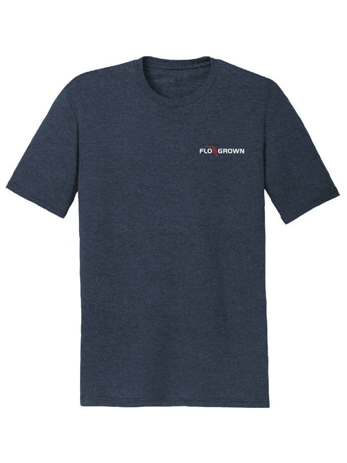 FloGrown FGM 1585 Men's Short Sleeve Casual T-Shirt - More Than a Pastime Tee in Navy Blue | Perfect for Everyday Wear, Gym & Outdoor Activities