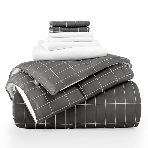 42 - Grid - Grey/White, White