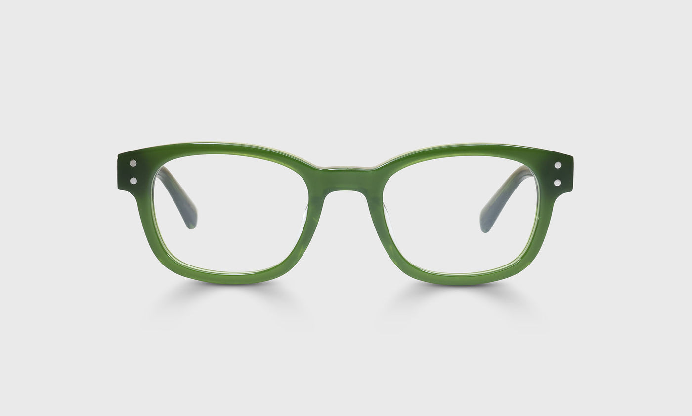 Biff Narrow Color 16 Olive Green Eyeglass Frames - Lightweight & Stylish for Men & Women | Perfect for Reading, Work & Everyday Wear