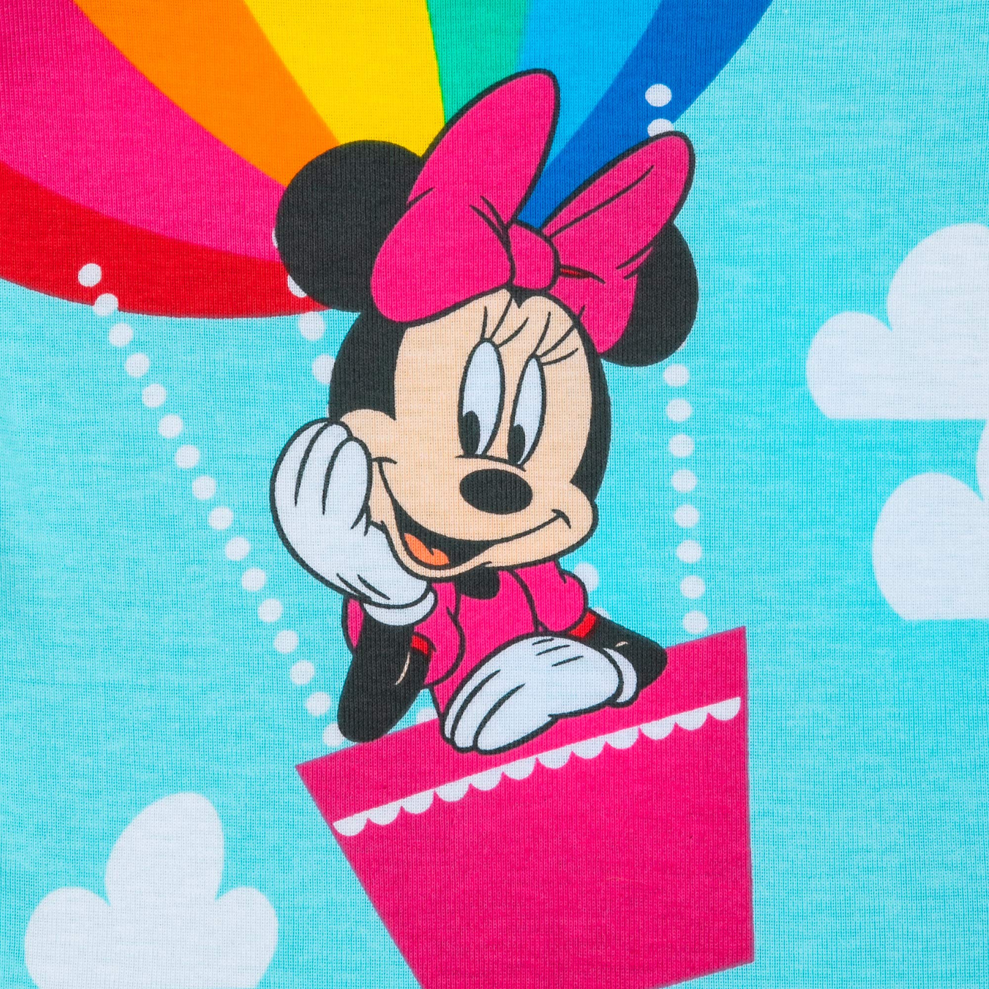Disney Minnie Mouse Pajama Set for Girls - Soft Cotton Sleepwear with Matching Top & Pants - Perfect for Sleepovers, Birthday Gifts & Cozy Nights