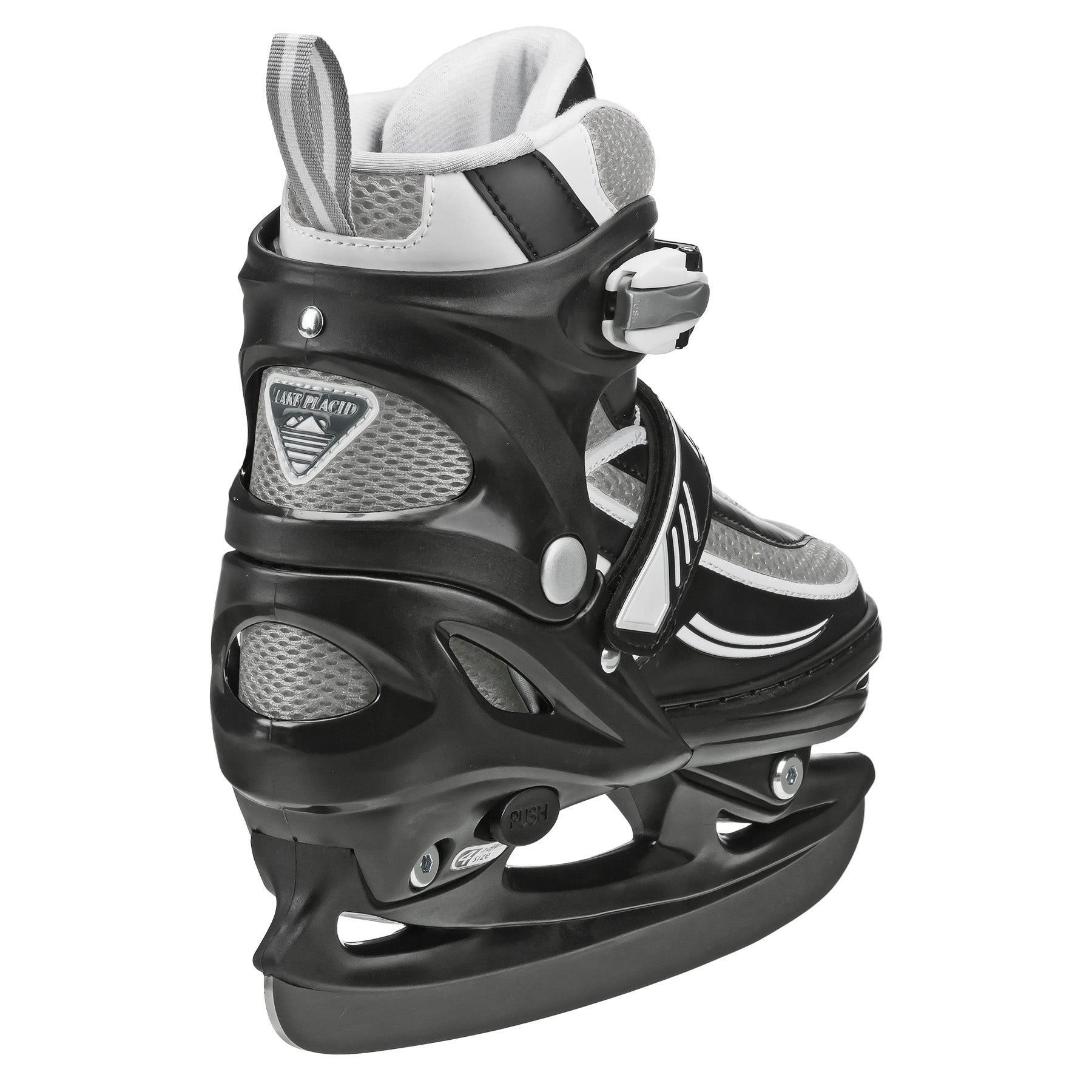 Lake Placid Summit Boys Adjustable Ice Skates for Hockey & Figure Skating - Perfect for Kids & Youth Outdoor Winter Sports