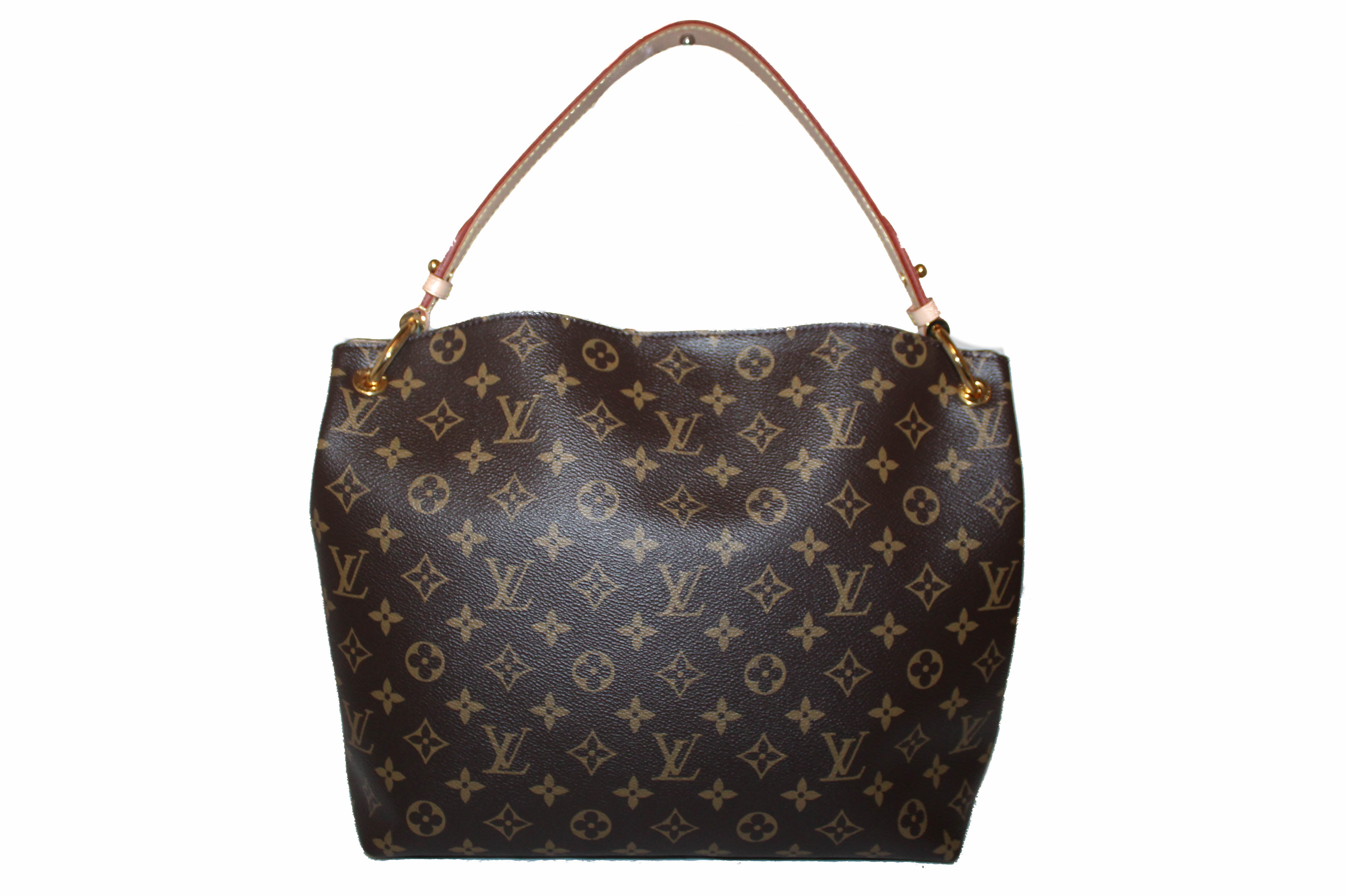 Authentic Louis Vuitton Graceful PM Monogram Canvas Hobo Shoulder Bag - Luxury Handbag for Women, Perfect for Work, Travel & Everyday Use