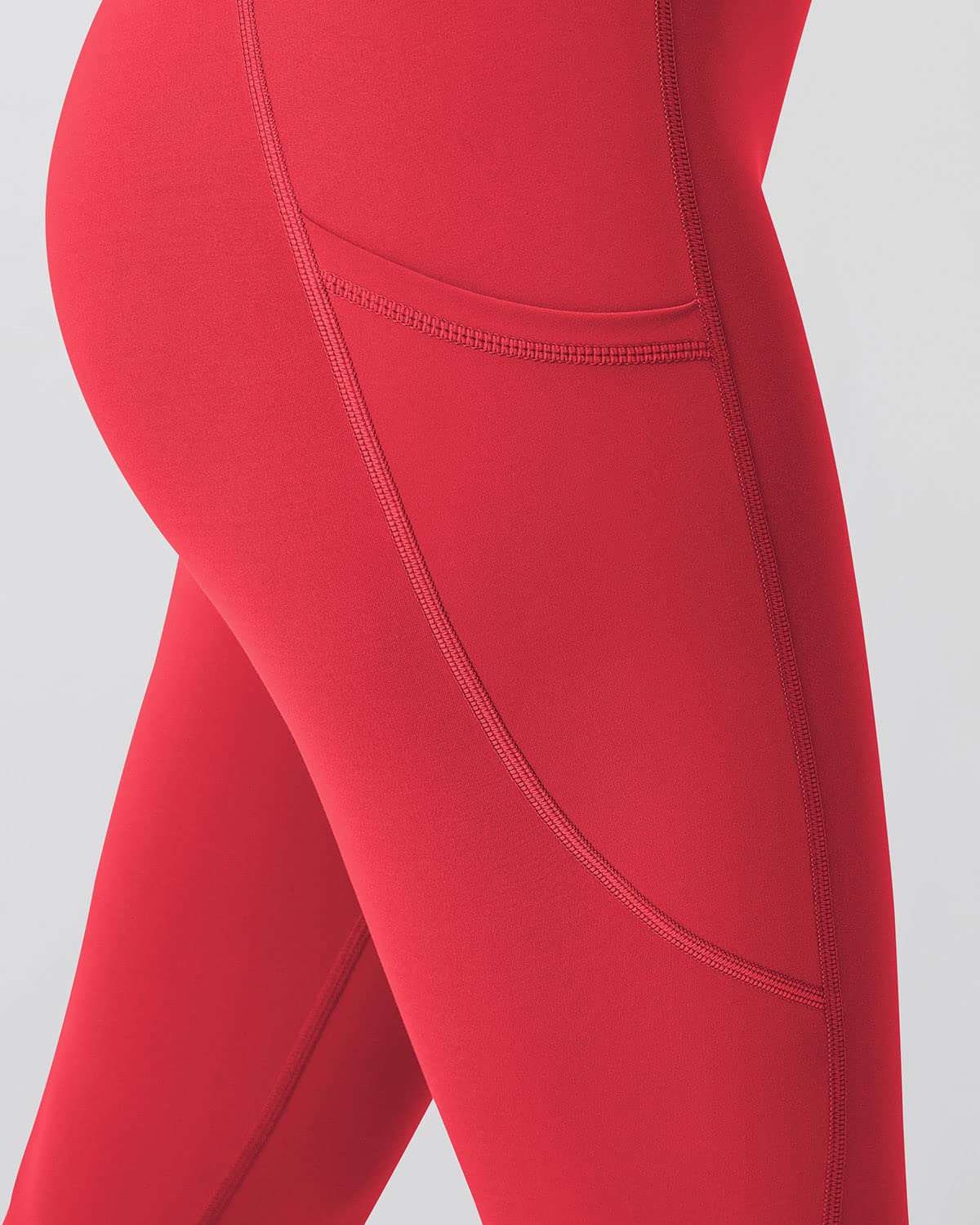 Women's High Waisted Yoga Pants with Pockets - Tummy Control Workout Leggings for Running, Gym & Lounge Wear