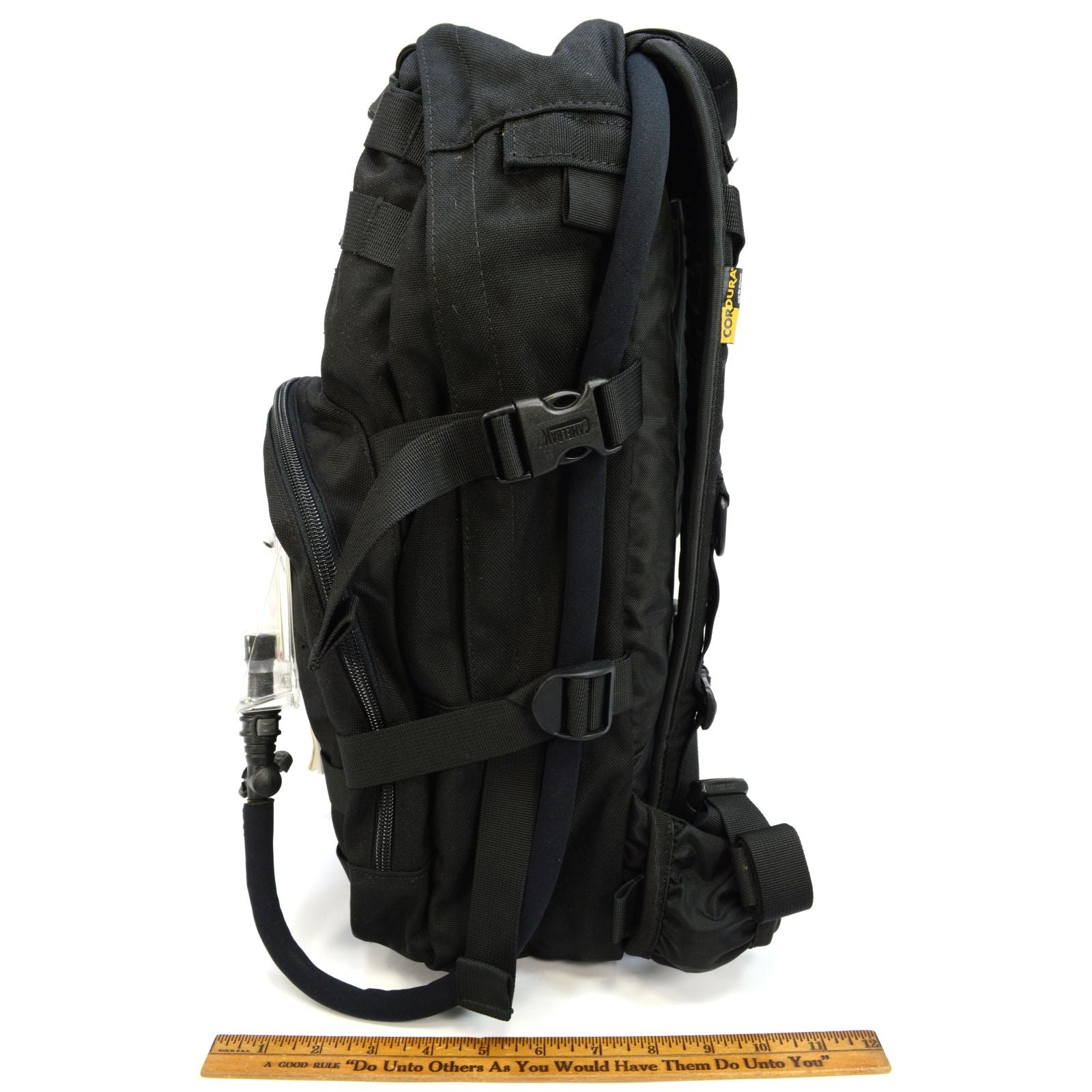 CAMELBAK HAWG 3L/100oz Hydration Pack - 73000 MAXIMUM GEAR HydroLink - Black Tactical Backpack for Hiking, Biking & Outdoor Adventures