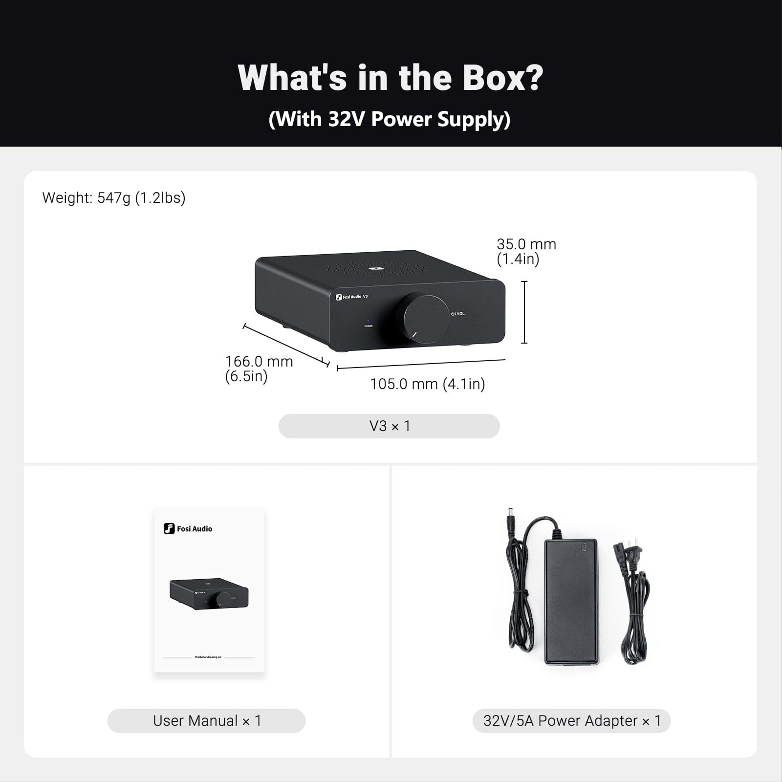 V3 With 32V Power Supply