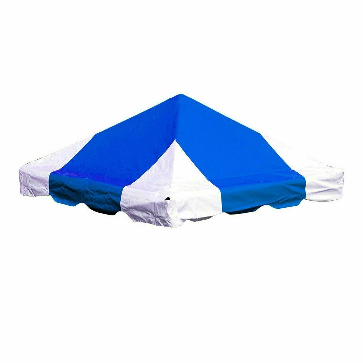 10' x 10' Replacement PVC Vinyl Tent Top - Heavy Duty Waterproof & UV Resistant - Compatible with Weekender West Coast Frame Tent - Blue - Perfect for Outdoor Parties, Camping, and Events