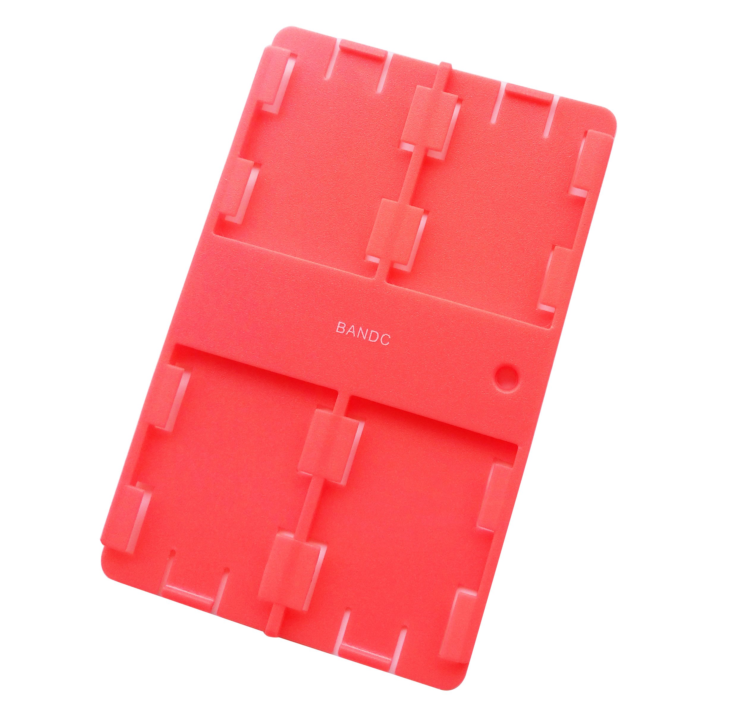 2-Pack Red SD/SDHC/SDXC Memory Card Holder Case - Secure Storage for Cameras, Drones & Devices (Memory Cards Not Included) - Perfect for Travel, Photography & Organizing Digital Media