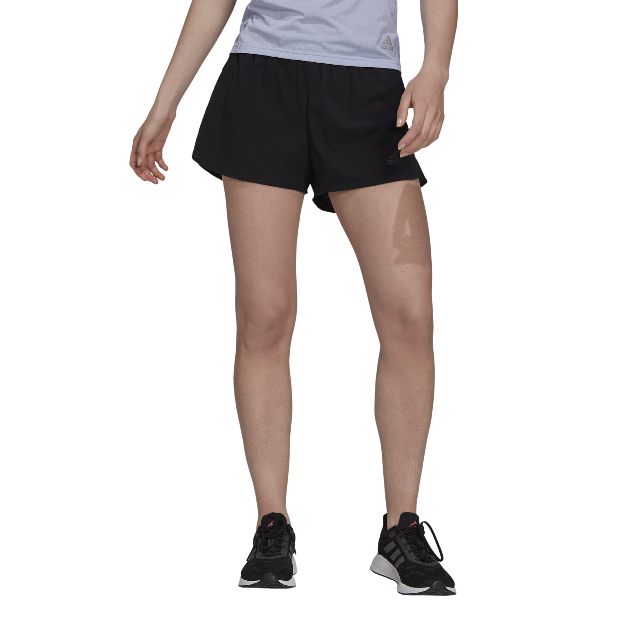 adidas Women's Running Shorts - Lightweight Quick-Dry Workout Shorts with Heat.RDY Technology for Jogging, Gym & Outdoor Sports