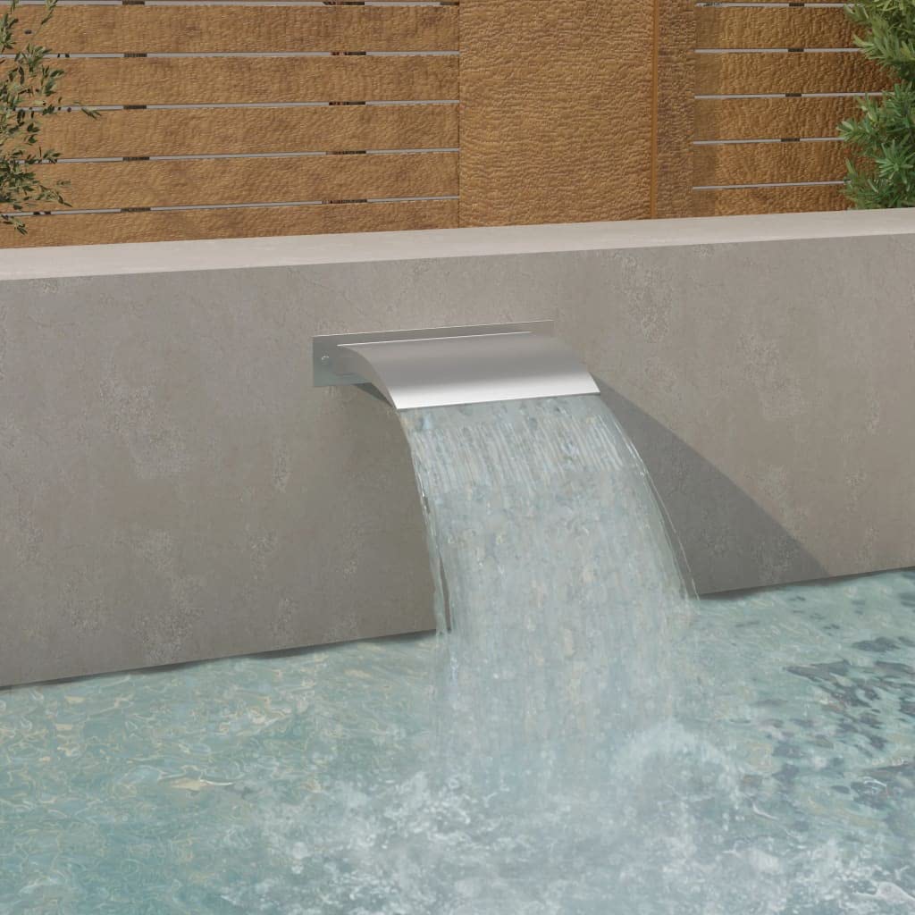CHARMMA 304 Stainless Steel Waterfall Spillway - 17.7\