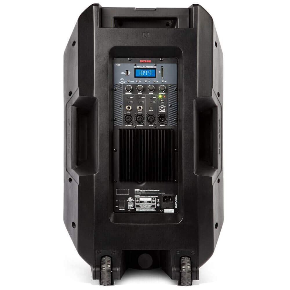 ION Audio Total PA Premier 500W High Power Bi-Amplified Bluetooth PA System with LED Lights - Perfect for Outdoor Events, Parties, and Live Performances