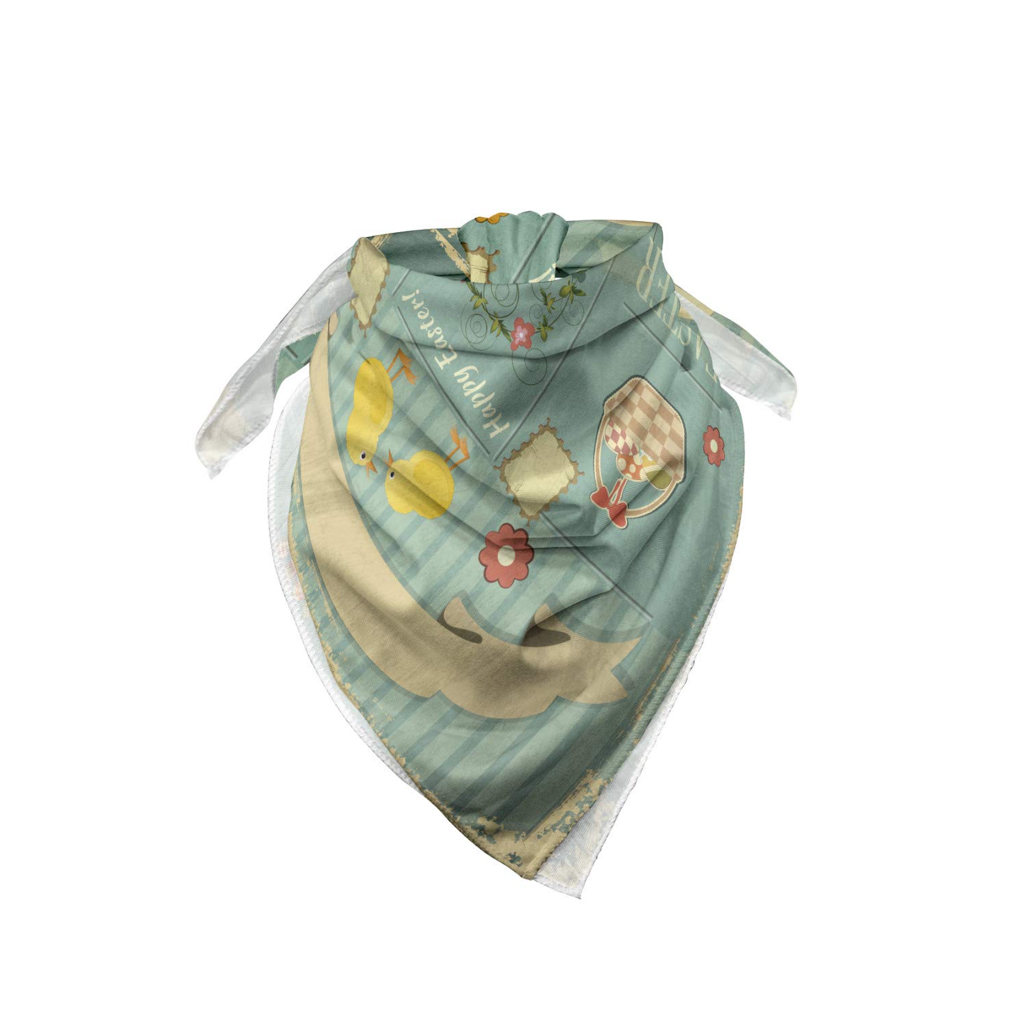 Ambesonne Easter Bandana - Unisex Head & Neck Scarf for Easter Celebrations