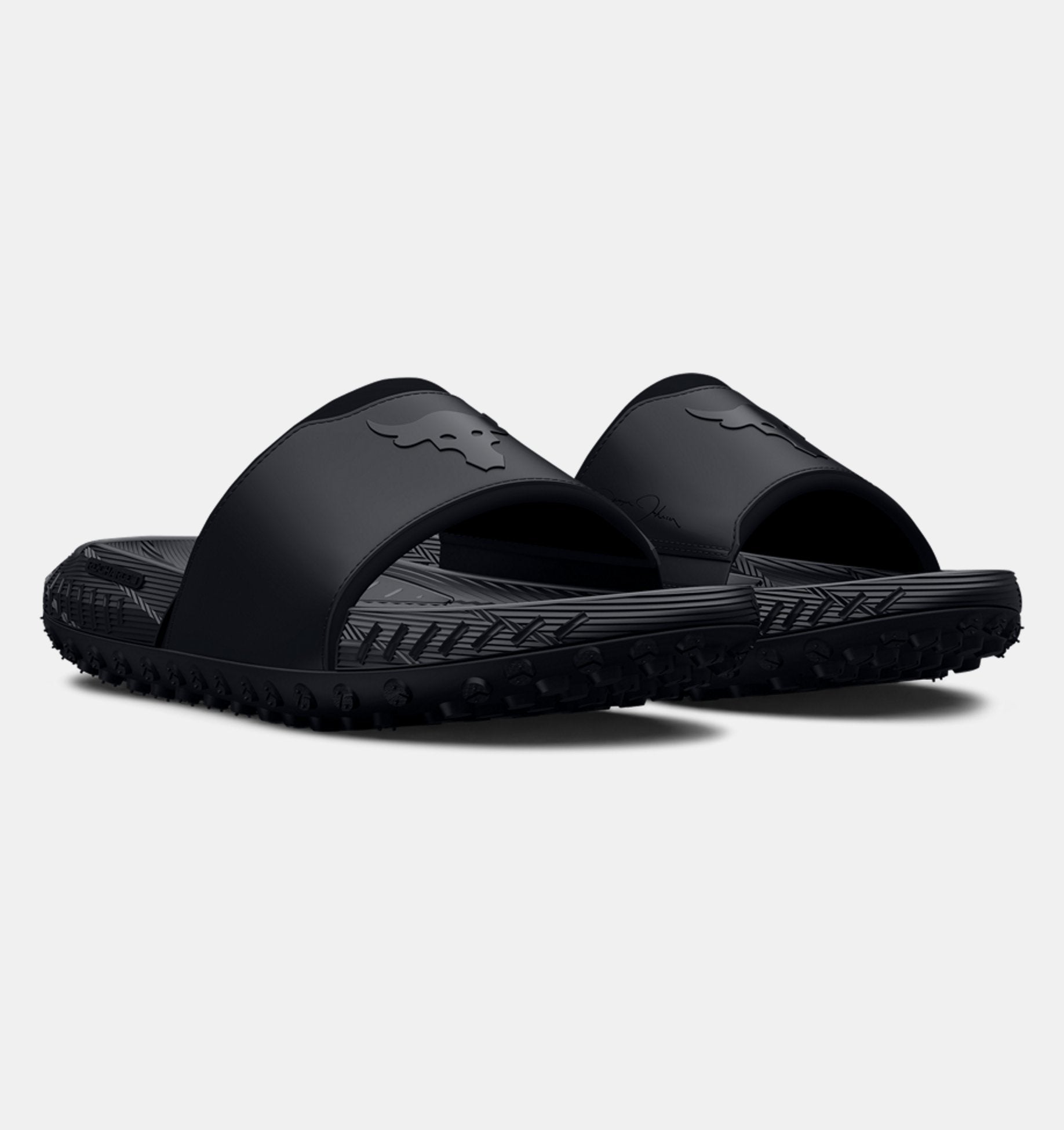 Project Rock 3 Slides - Dwayne Johnson Signature Performance Sandals for Men | Gym, Training & Recovery Footwear | Perfect for Workouts, Post-Training & Casual Wear