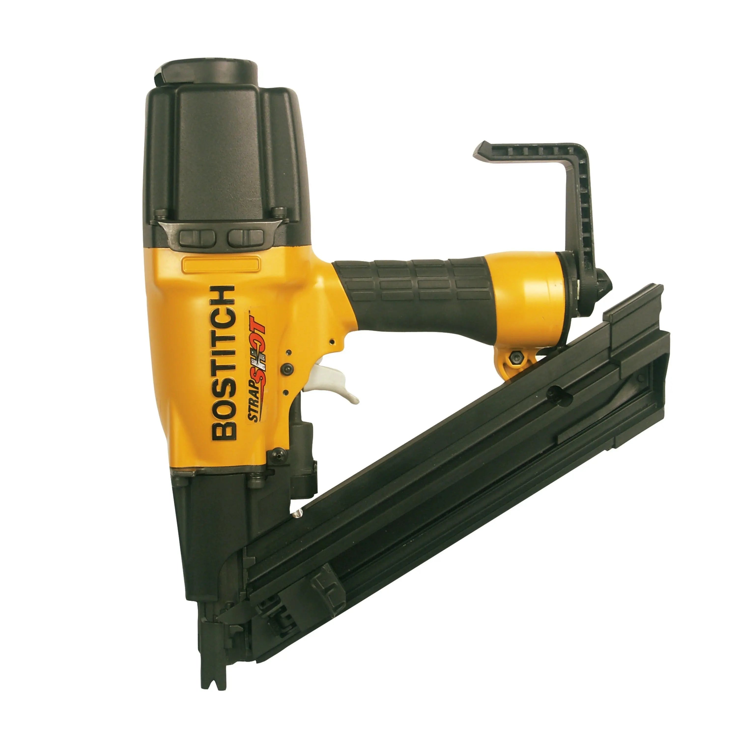 Bostitch MCN250 35 Degree Metal Connector Framing Nailer - StrapShot™ Short Magazine for Roofing, Framing & Construction Projects