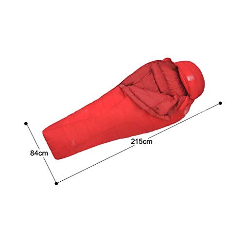 3-4 Season Waterproof Windproof Down Sleeping Bag for Adults - Lightweight Camping & Hiking Sleeping Gear for Outdoor Adventures, Backpacking, and Cold Weather Camping