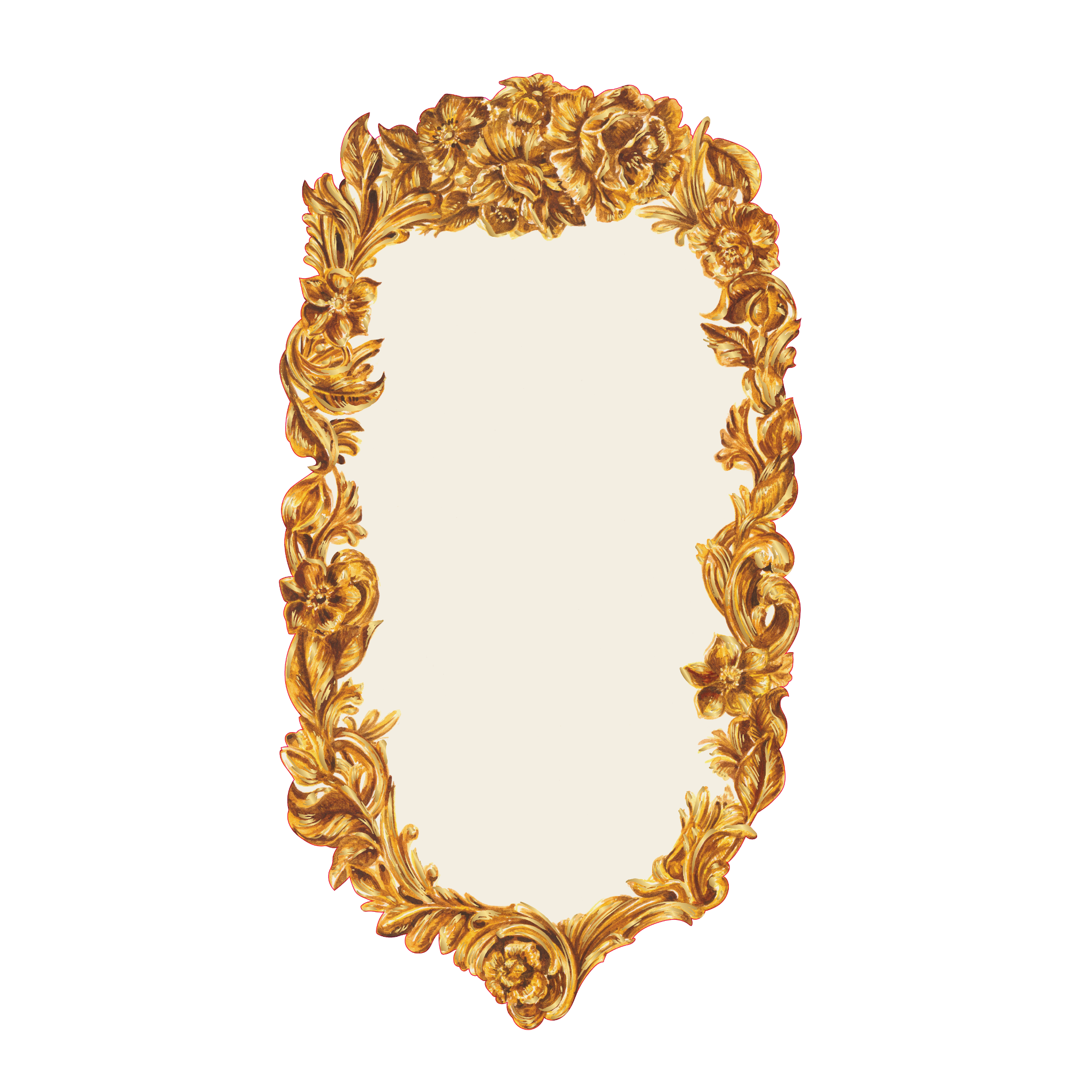 Elegant Gold Flora Table Accent Decor - Perfect for Dining Room, Wedding Centerpiece & Home Décor