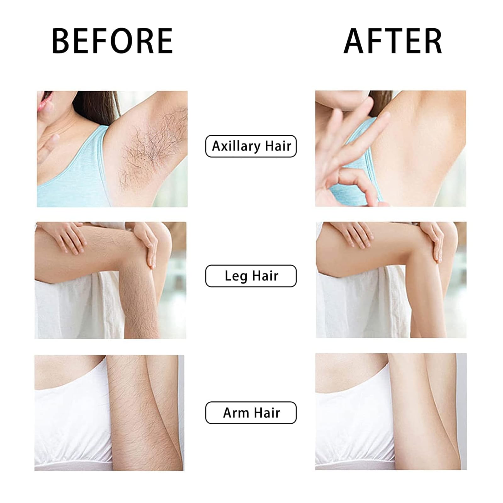 Reusable Bleame Crystal Hair Eraser for Women - Purple Hair Removal Stone & Shaving Tool | Smooth Skin at Home, Travel & Salon Use
