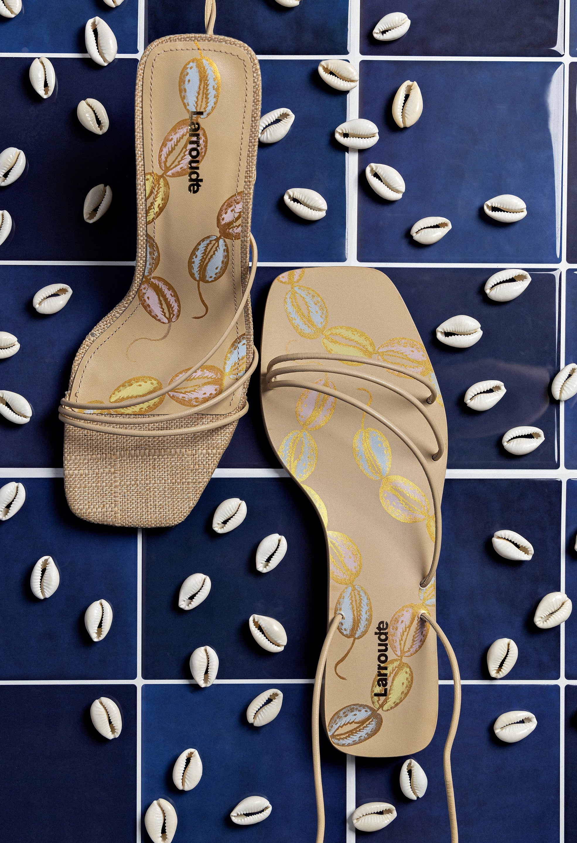 Nadia Women's Flat Sandals - Comfortable Beige Leather Sandals for Summer | Casual Walking, Beach Vacation & Everyday Wear