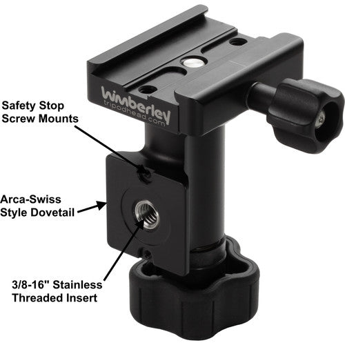 Wimberley MH 100 Monopod Gimbal Head - Professional Camera Support for Wildlife & Sports Photography - Perfect for Bird Watching, Hunting, and Outdoor Action Shots