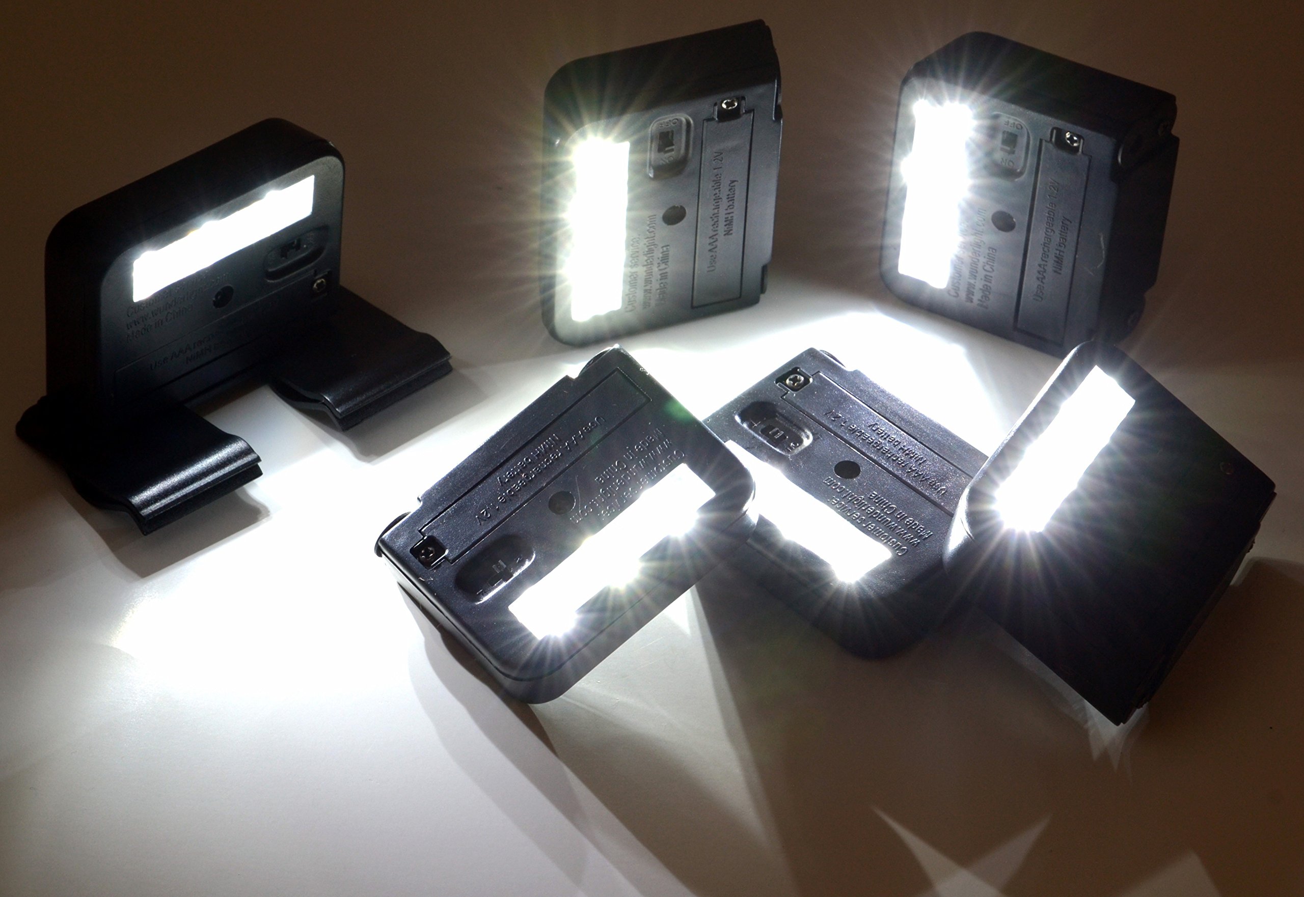 6 Pack Solar Deck Lights - Waterproof Outdoor Stairway & Pathway Lighting - Bright LED Spot Lights for Garden, Patio, Yard, Driveway - Weatherproof Solar Powered Landscape Lights for Home Security & Decoration