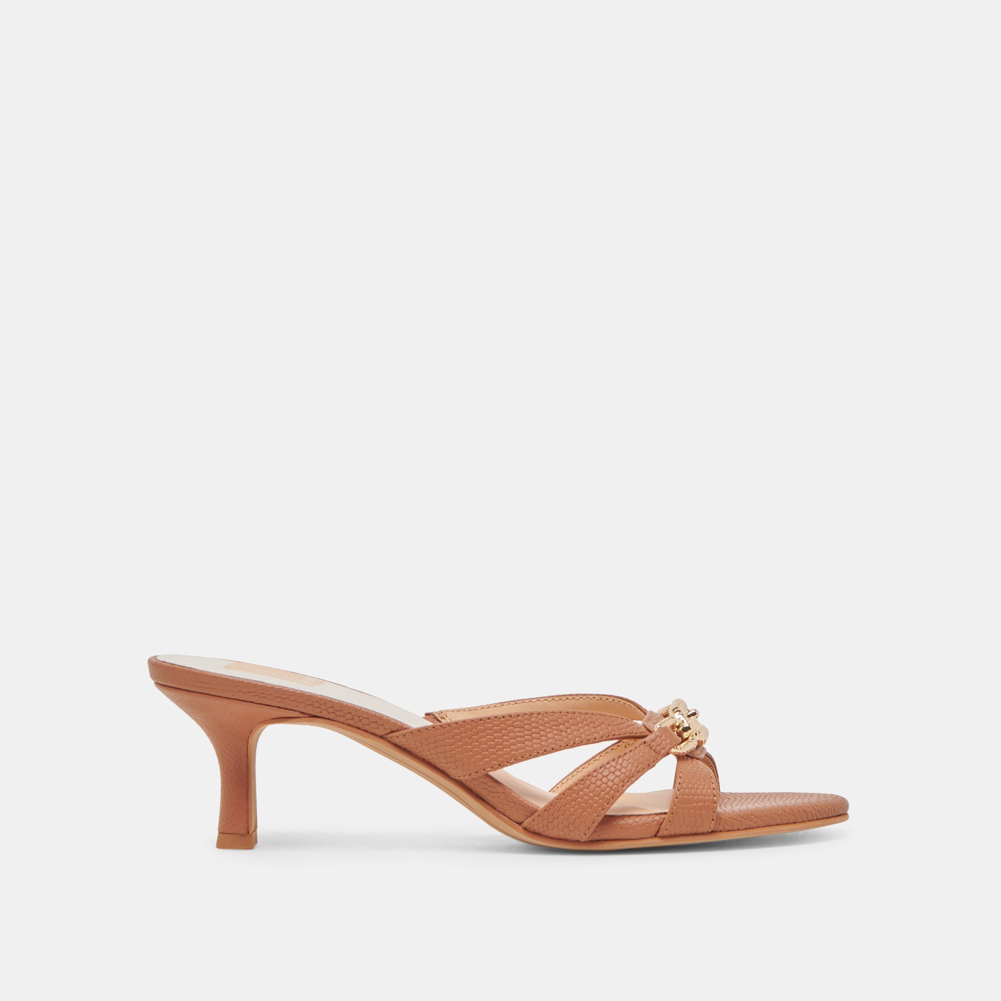 LERAH Women's Heels - Saddle Embossed Leather High Heels for Women | Comfortable & Stylish Dress Shoes for Office, Party & Evening Events