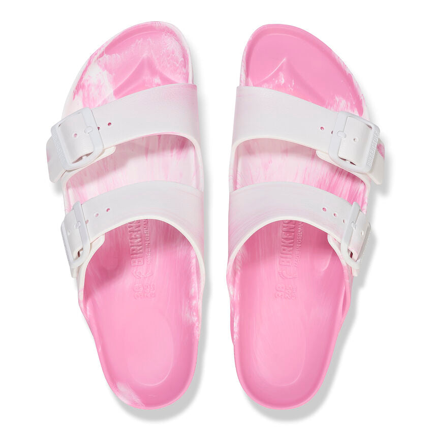Birkenstock Arizona EVA Sandals in Multi Candy Pink - Comfortable & Lightweight for Beach, Pool, and Summer Outings
