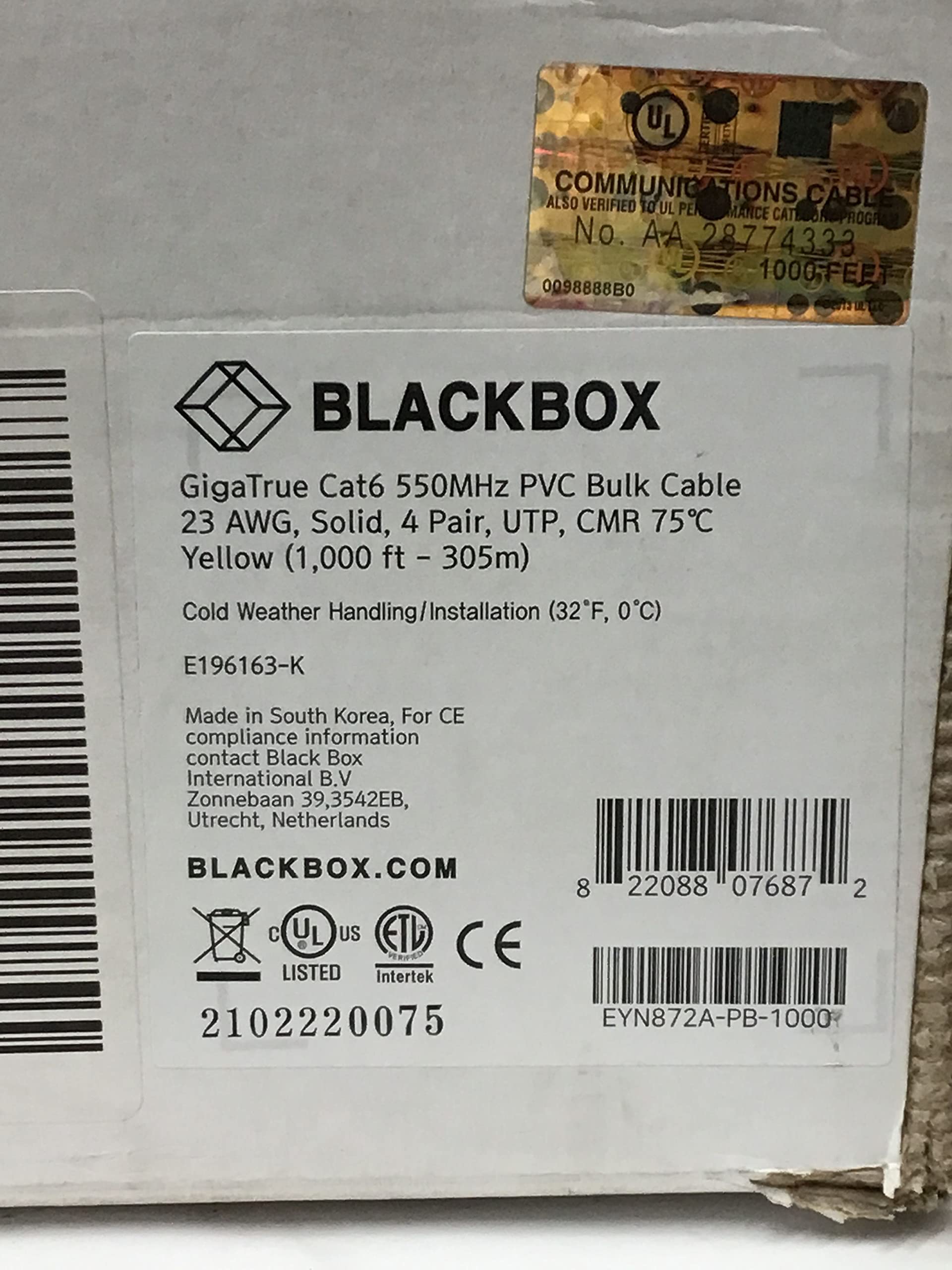 BlackBox EYN872A-PB-1000 Network Adapter - Gigabit Ethernet Converter for High-Speed Data Transfer | Perfect for Office Networks, Data Centers & IT Infrastructure Upgrades