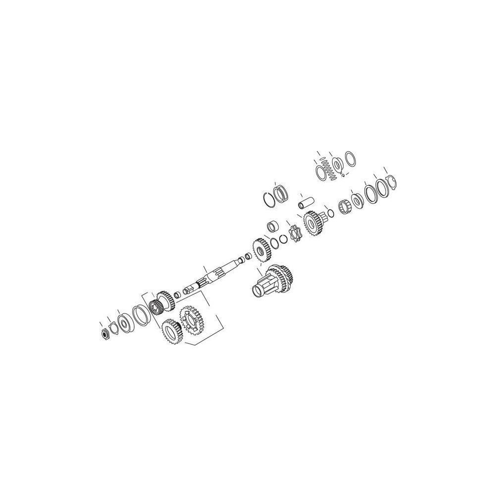 Andrews First Gear Close-Ratio Gear Set 201145 - High Performance Motorcycle Transmission Upgrade for Harley-Davidson - Perfect for Racing, Touring & Custom Bike Builds