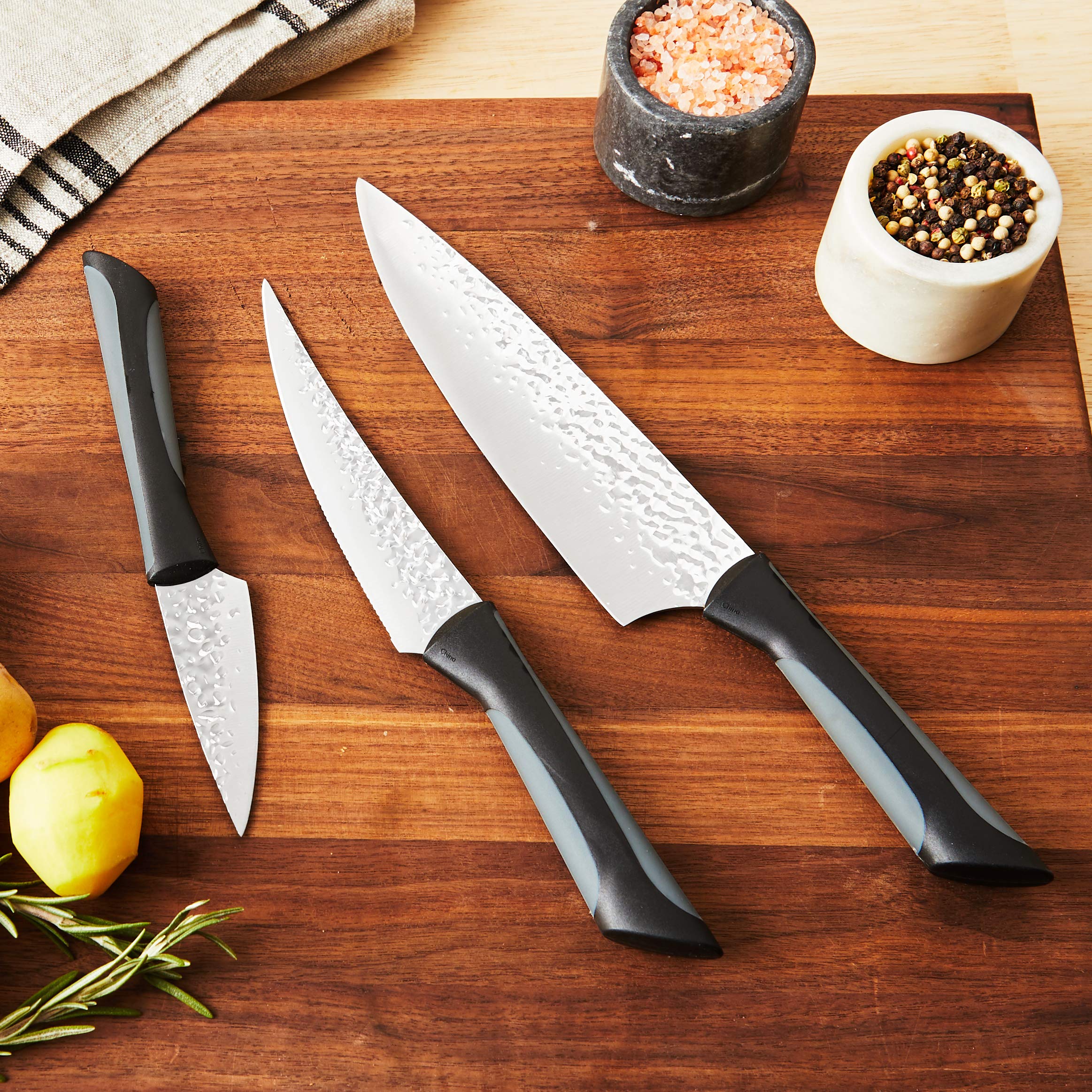 Premium Kai PRO Luna 3-Piece Starter Knife Set - 8