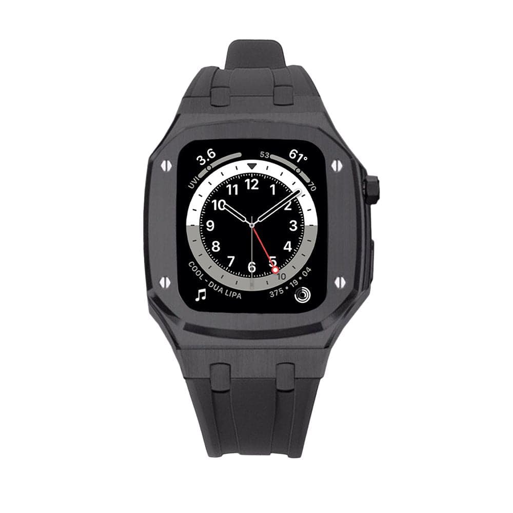 Apple Watch Rugged Rubber Case for iWatch Series 6/7 - Shockproof Protective Cover for Outdoor Sports & Fitness Activities