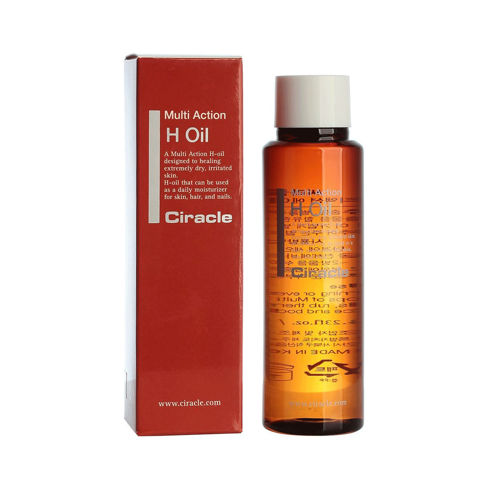 Ciracle Multi Action H Oil 120ml - Korean Skincare for Acne & Pore Care - Perfect for Oily & Combination Skin - Use for Daily Hydration & Blemish Control