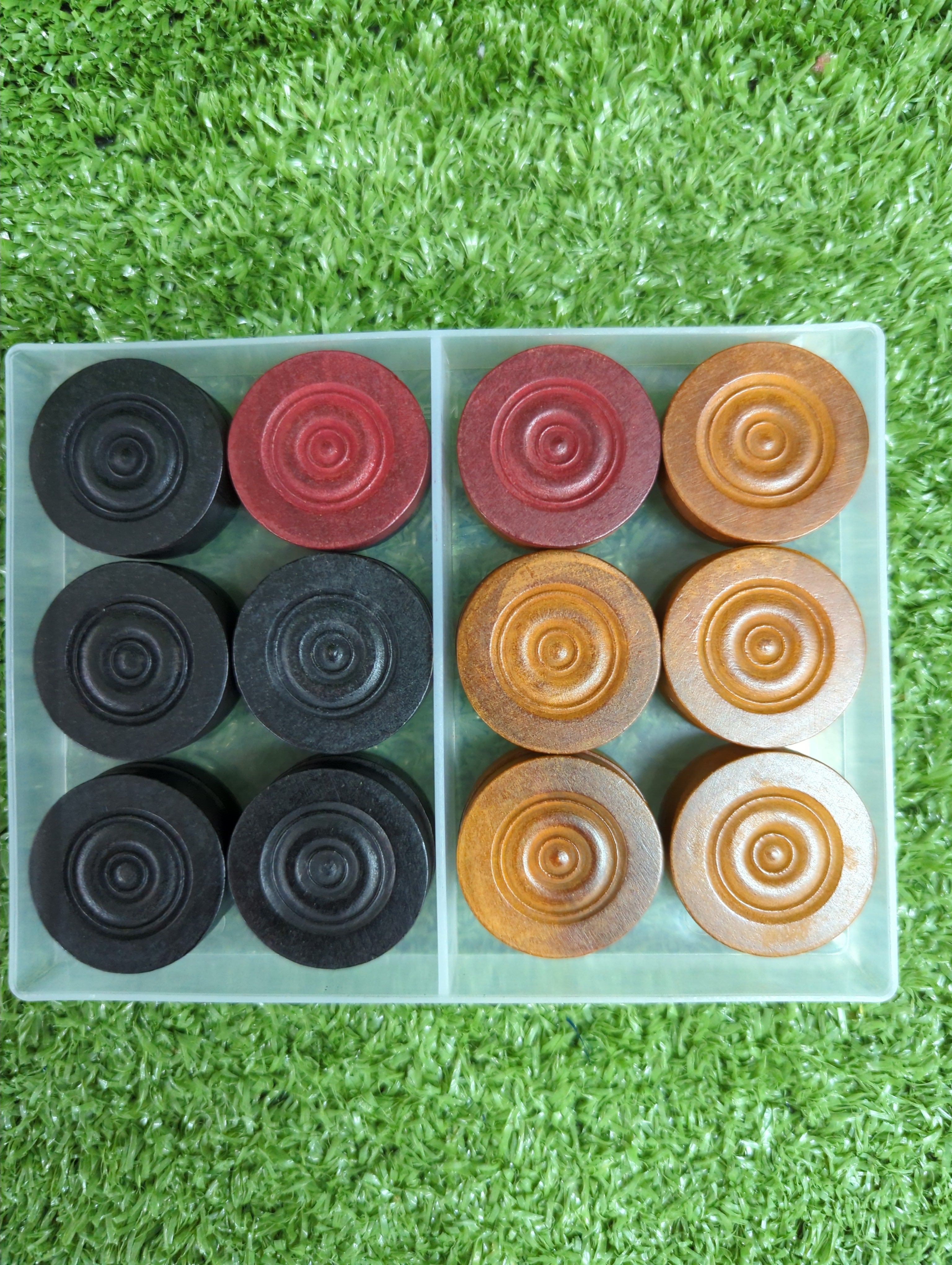 Premium Precision Carrom Coins Set - Professional Tournament Quality - Perfect for Family Game Nights & Competitive Play