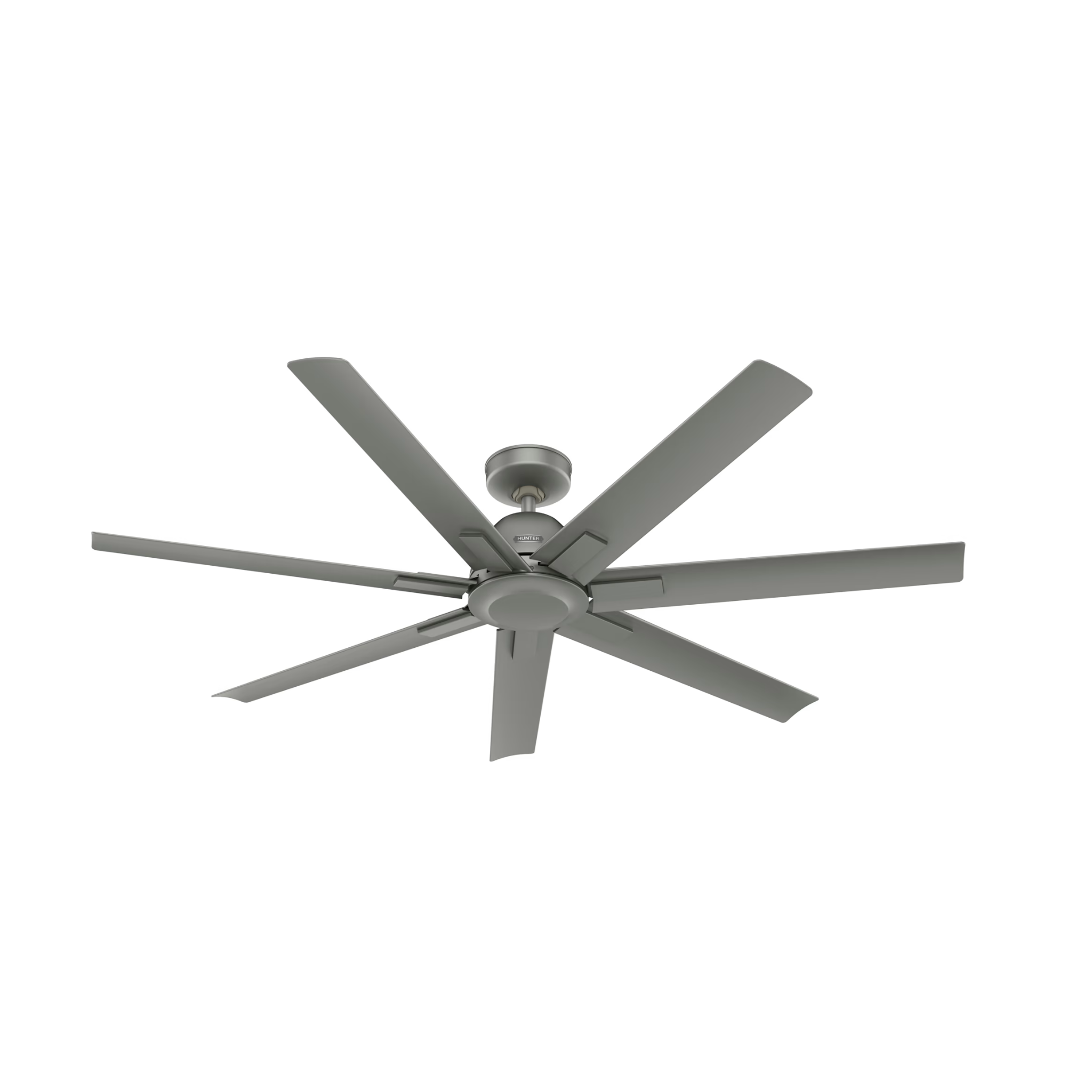 Hunter 60 Inch Downtown Outdoor Ceiling Fan with LED Light and Remote Control - Damp Rated for Patio, Porch, Deck and Backyard - Energy Efficient Quiet Motor - Perfect for Outdoor Living Spaces