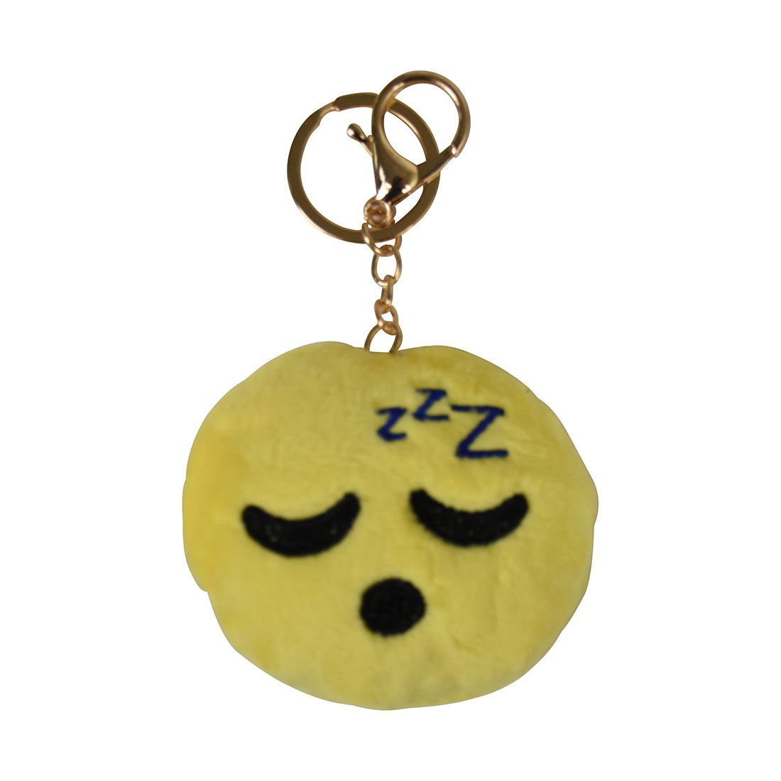 Emoji Plush Backpack Charm Keychain - Cute Soft Stuffed Toy Accessory for Bags, Keys, Gifts & School Supplies