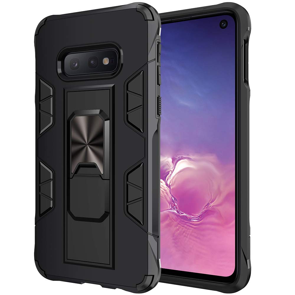 Samsung Galaxy Note 8 Case with Built-in Kickstand - Military Grade Shockproof Protective Cover, Heavy Duty Armor Phone Case with Stand Holder (Black) - Perfect for Outdoor Activities, Travel and Daily Protection