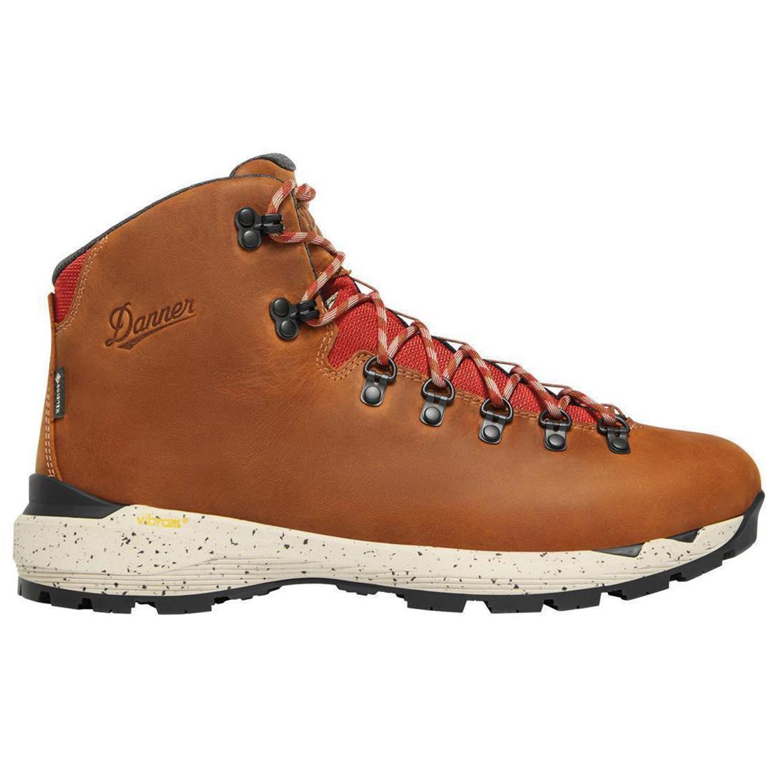Mountain 600 4.5 Evo GTX Hiking Boots for Men & Women - Waterproof Trekking Shoes with Vibram Sole - Ideal for Outdoor Adventures, Trail Running & Backpacking (Rhodo Red)