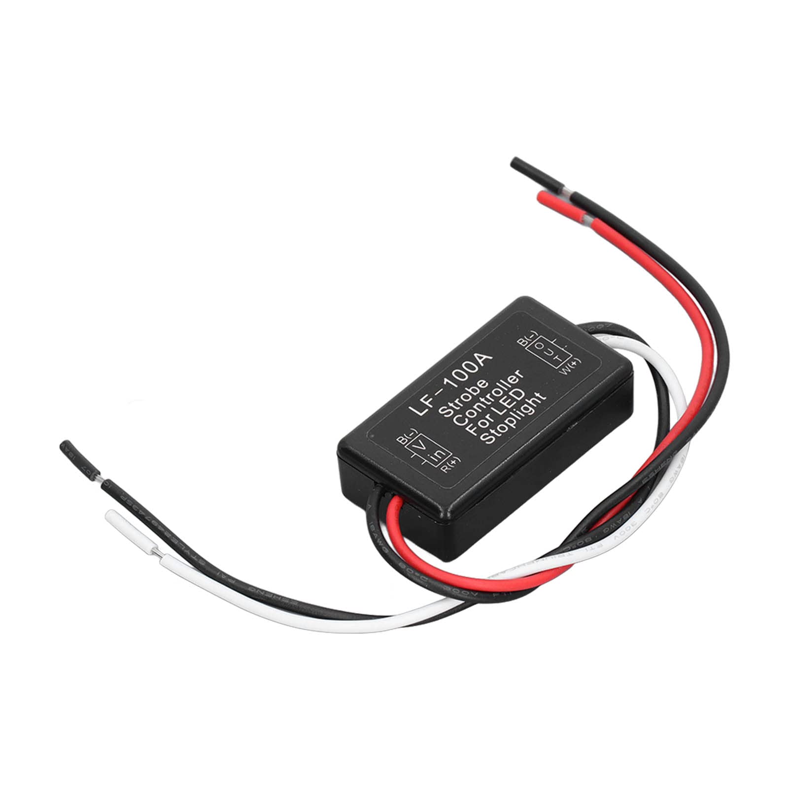 50W ABS Car Light Flash Module - Durable Brake Strobe Controller for Vehicles | High Stability LED Light Control for Trucks, Motorcycles & Emergency Vehicles