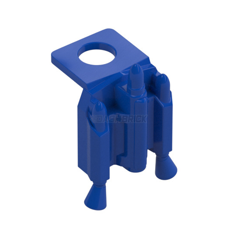LEGO Minifigure Jet Pack Accessory with Nozzles & Rockets - Star Wars/Space Theme [64802] - Perfect for Action Figure Displays, Space Battles & Collectors