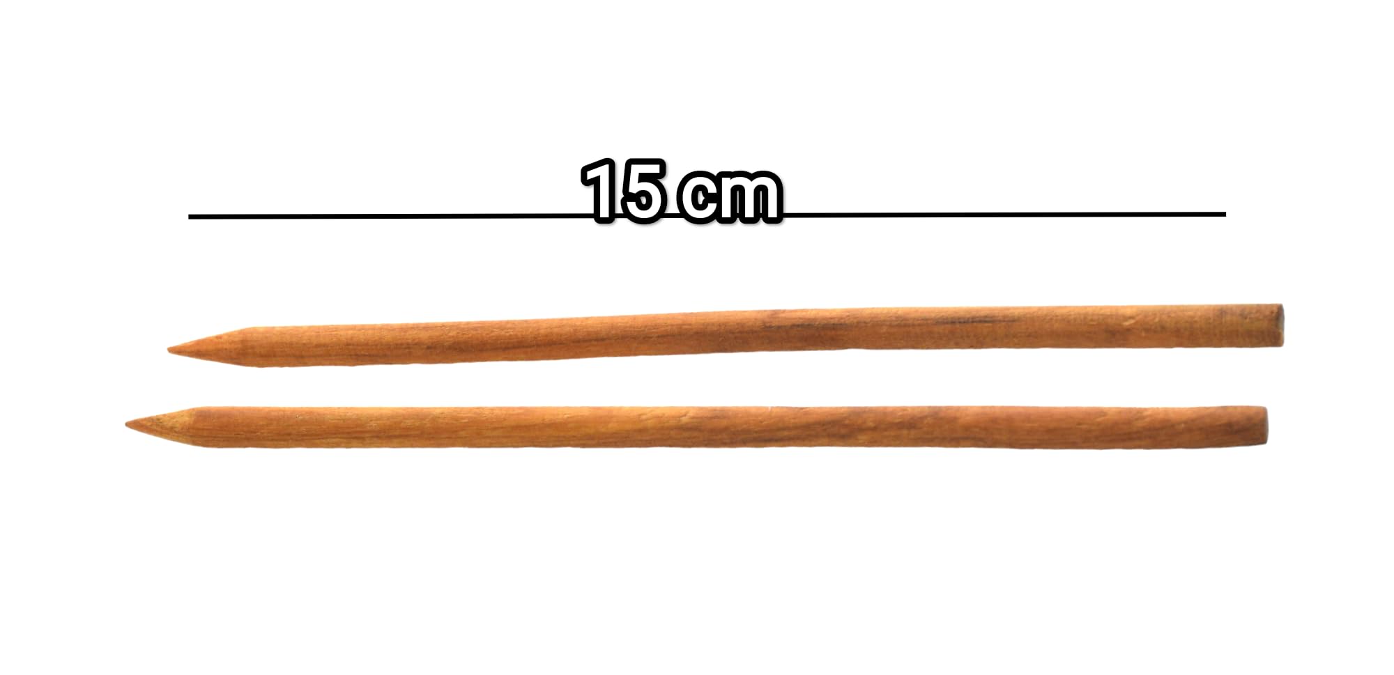 2 Pack Wooden Paniyaram Stick Turner - Traditional Aappam & Kuzhi Paniyaram Maker Tool for South Indian Breakfast Cooking - Perfect for Non-Stick Pans & Healthy Home Cooking