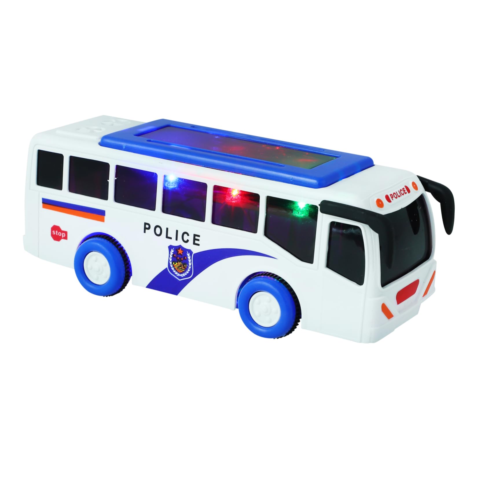 LALADEFIEE Miniature Toy Bus for Kids - ABS Plastic Small Bus Car Toy, Children's Educational Vehicle Model - Perfect for Playtime, Collecting & Pretend Driving Games