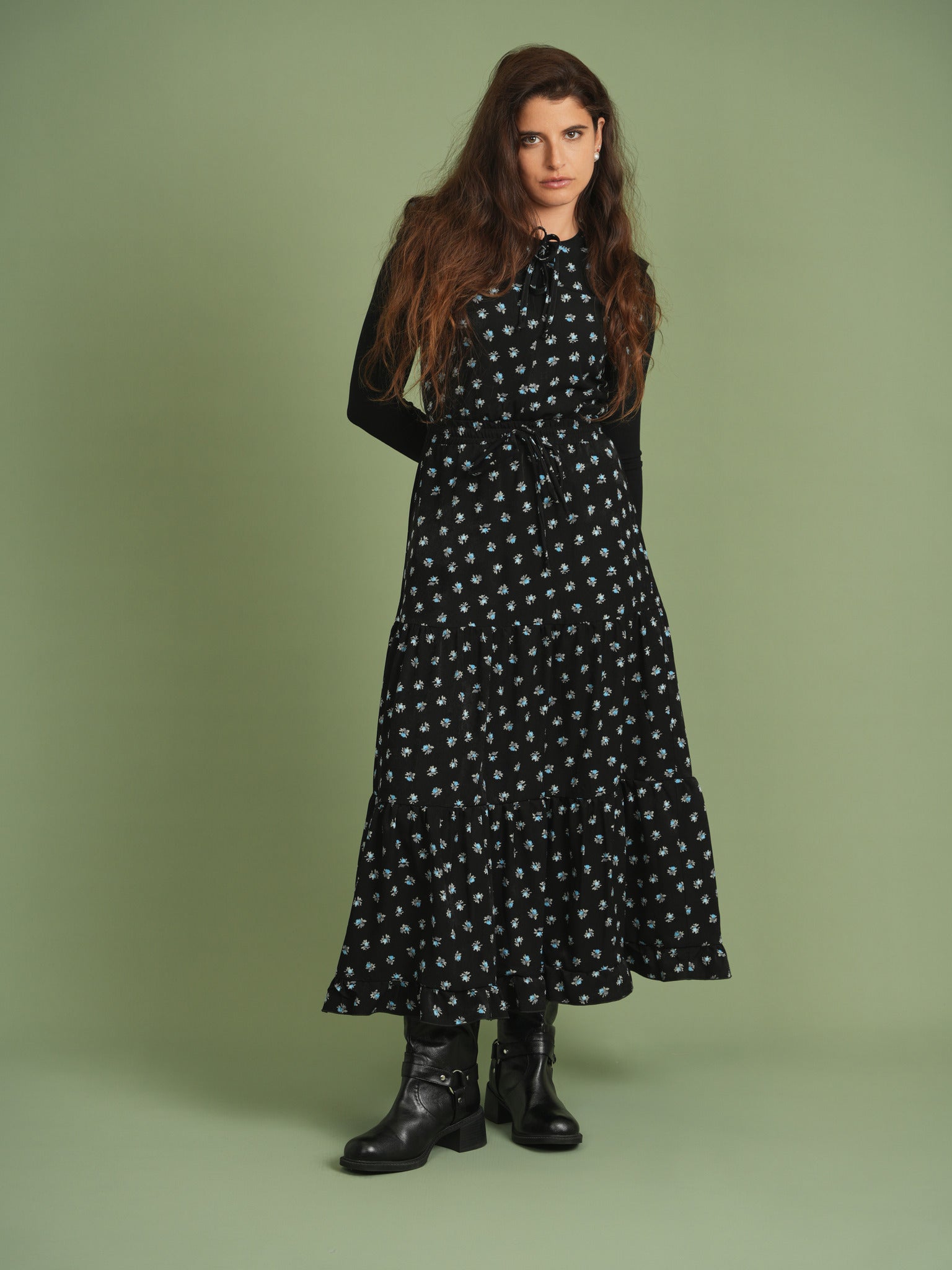 Stylish Printed Woven Jumper for Women - Trendy Casual Wear for Everyday Outfits and Layering