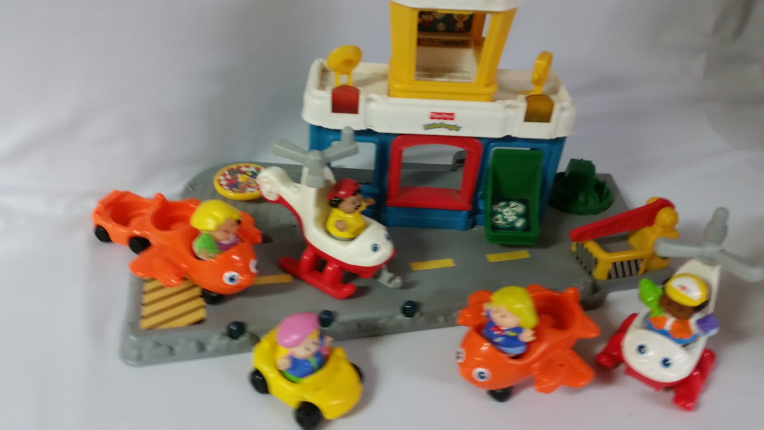 Fisher-Price Little People Discovery Airport Playset - Blue | Interactive Toddler Toy for Learning & Imagination | Perfect for Pretend Play & Travel Adventures