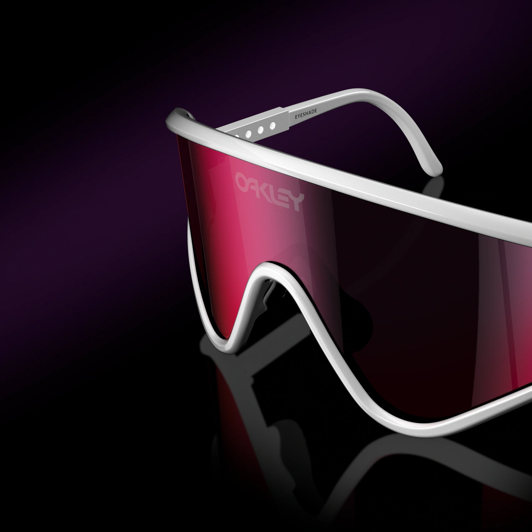 Oakley MUZM Eyeshade Sunglasses - Polarized Sports Sunglasses for Cycling, Running & Outdoor Activities - UV Protection & Lightweight Design