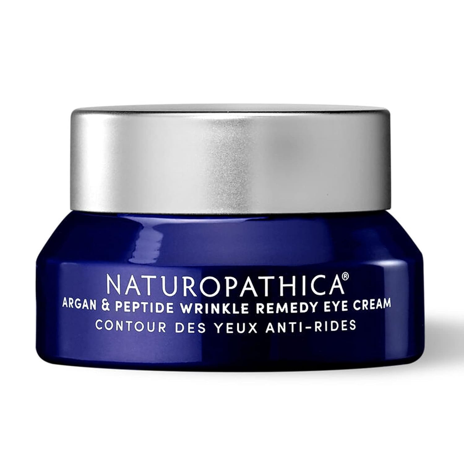 Naturopathica Argan & Peptide Anti-Aging Eye Cream for Wrinkles - Dark Circle Treatment & Puffiness Reduction - Hydrating Under Eye Cream for Day & Night Use - Perfect for Dry Skin & Sensitive Areas