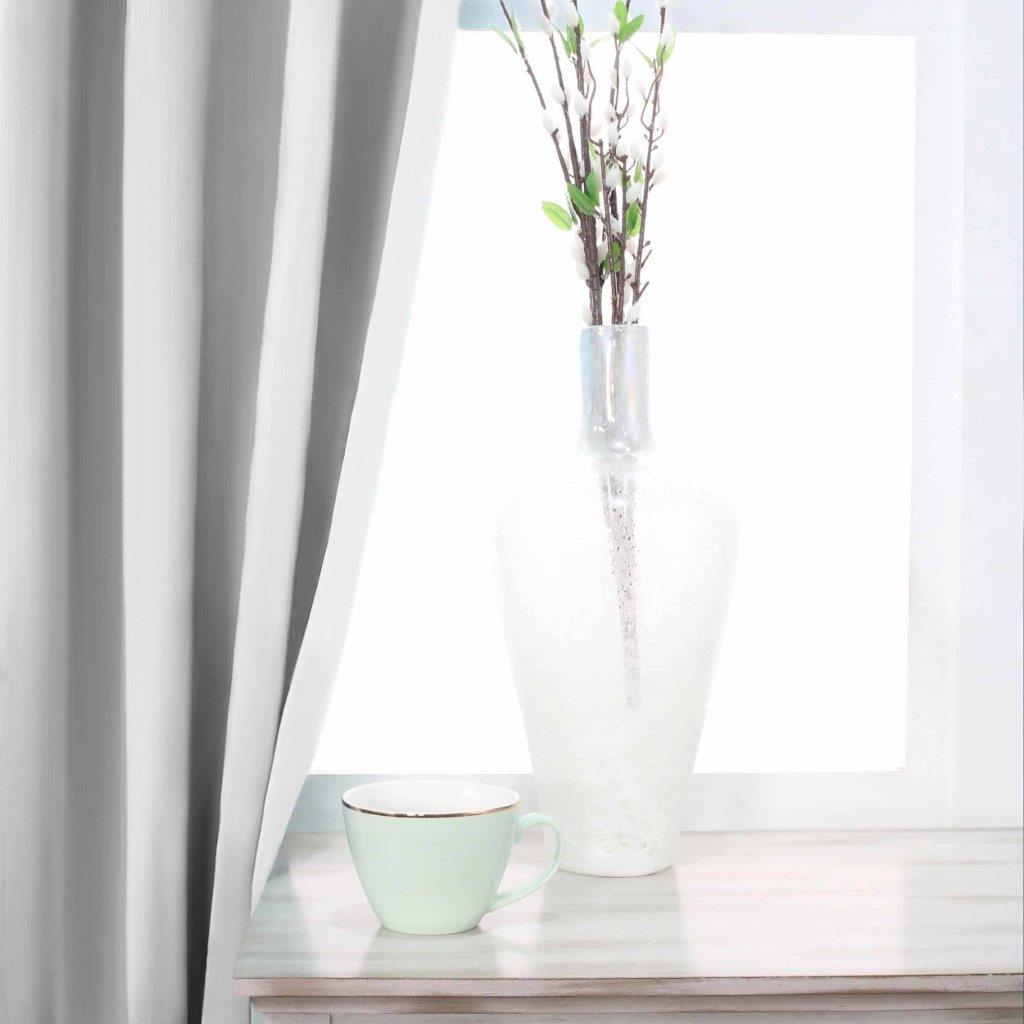 Blackout Curtains for Bedroom - Solid Classic Modern Grommet Window Drapes Set - Thermal Insulated Noise Reducing Room Darkening Curtain Panels for Living Room, Nursery & Home Theater